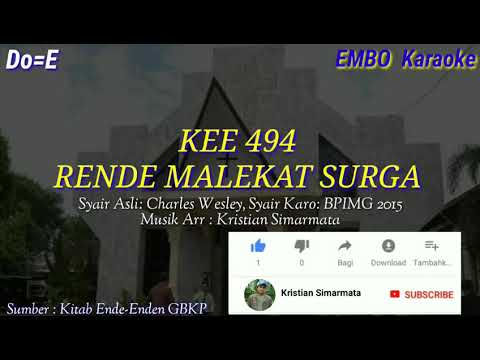 KEE 494 "RENDE MALEKAT SURGA" (karaoke)