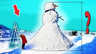 ОГРОМНЫЙ СНЕГОВИК от LIVE TODAY #100КЗАСНЕГОВИКА