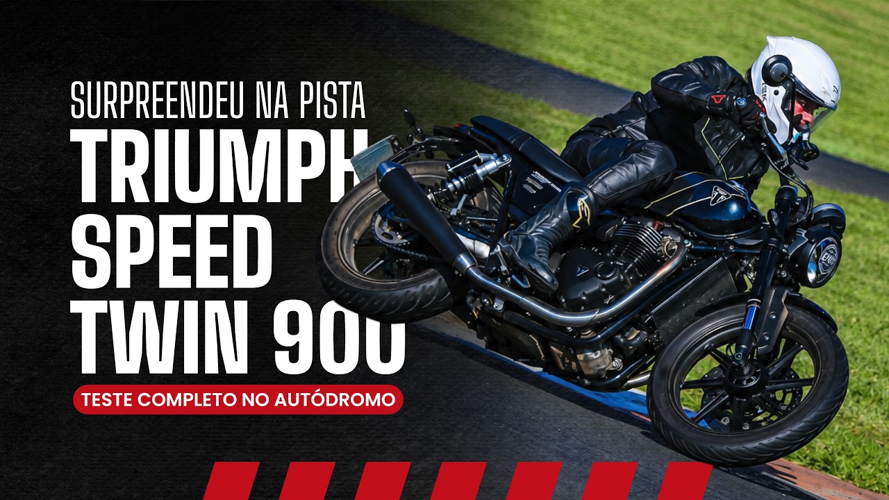 A TRIUMPH SPEED TWIN 900 SURPREENDEU NA PISTA | Teste completo no Autódromo de Capuava
