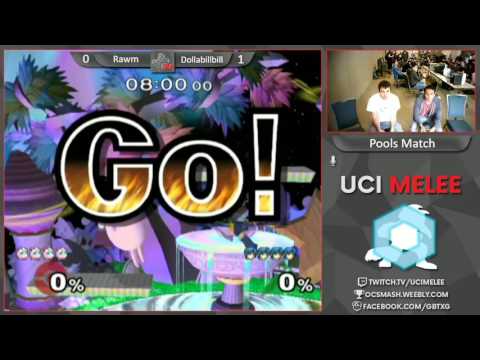 UCI Quarterly #2- Pools - Dollabillbill(Marth) vs Rawm(Puff)