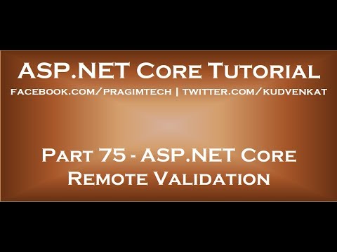 ASP NET Core Tutorial