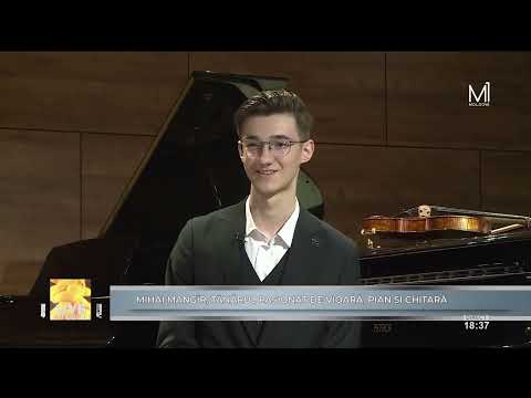 Mihai Mangîr, tânărul pasionat de vioară, pian și chitară