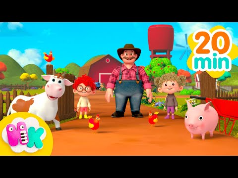 On The Farm 🐮🐷 Songs for Kids | HeyKids Nursery Rhymes