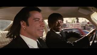 Pulp Fiction - Beginning Car Scene with Vincent and Jules