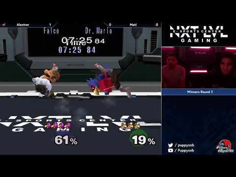 NXT LVL Gaming 4 - Winners Round 2 - Alextrer (Falco) vs Mati (Dr Mario) - SSBM Smash Melee