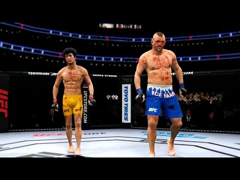 BRUCE LEE VS CHUCK LIDDELL | UFC 4 BRUTAL FIGHT | UFC 4 K1 RULES | UFC 4 2020 | EA SPORTS UFC 4