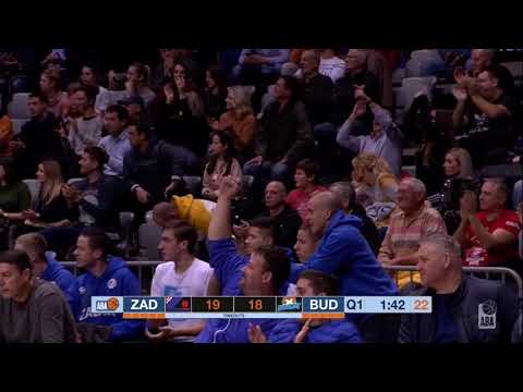 Great play by Zadar - Gilbert's dunk makes Višnjik explode! (Zadar - Budućnost VOLI, 22.12.2019)