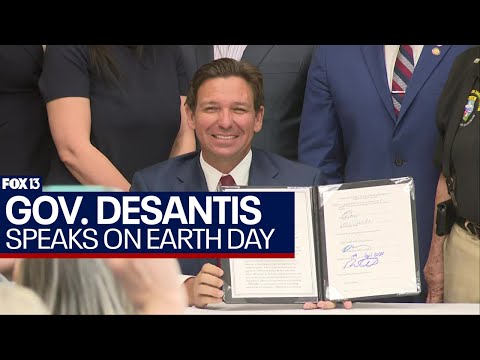 Governor DeSantis speaks at press conference in West Palm Beach