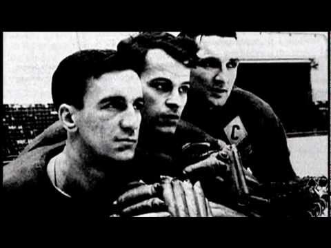 , title : 'The Production Line - Gordie Howe, Sid Abel and Ted Lindsay Detroit Red Wings'