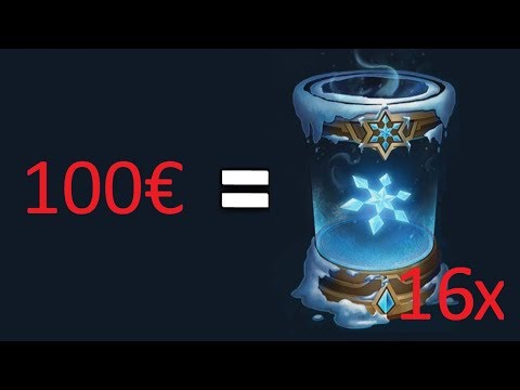 Spending 100€ on 16x Snowdown capsules [+more]