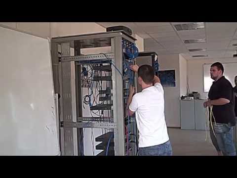 Cisco Students on their Skills Exam