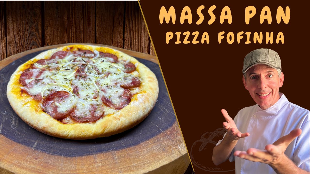 PIZZA PAN !!! A MASSA FOFINHA com muito Azeite !!!