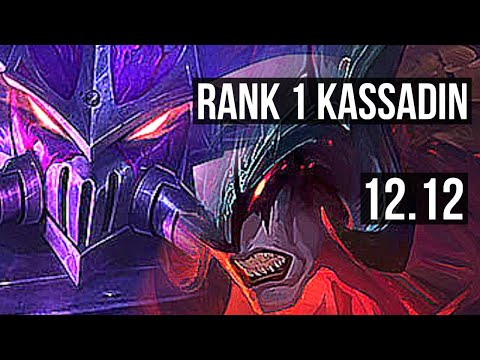 KASSADIN vs AATROX (MID) | Rank 1 Kassadin, 77% winrate, Rank 10, 3/1/5 | TR Challenger | 12.12