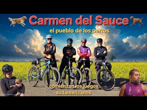 Carmen del Sauce, el pueblo de los perros #olimpiadas #flowers #mtb #drone 