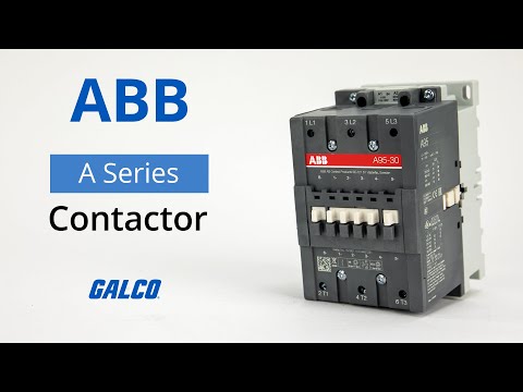 Abb auxiliary contactor, din rail