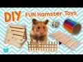 DIY Hamster Toys | Popsicles Sticks Tutorial | How to | Ham Ham Adventure TV