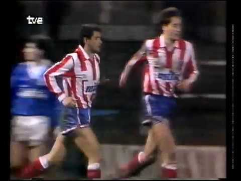 Real Oviedo 5 Atlético de Madrid 2 (Season 88-89) Summary