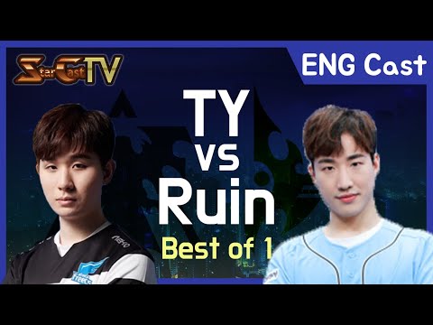 [ENG] "TY's Broodwar Play!" TY vs Ruin (TvP) - Starcraft Remastered (StarCastTV English)