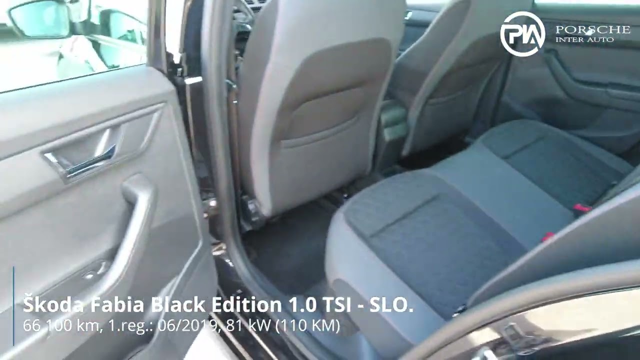 Škoda Fabia Black Edition 1.0 TSI - SLOVENSKO VOZILO
