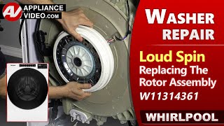 Washer Loud During Spin Cycle - Rotor Assembly Issues - Diagnostic & Repair by Factory Technician