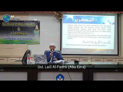 Daurah Tajwid 2019 - 033 Sifat Takrir التكرير