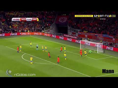 Arjen Robben Goal - Netherlands vs Sweden 1-0 - Qualifiers WORLD CUP 2018   10 10 2017 HD