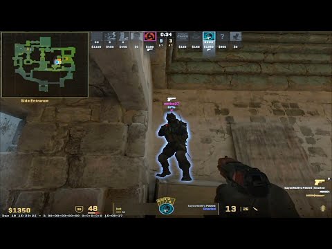Lucky 1V5 Clutch in pistol round CS2