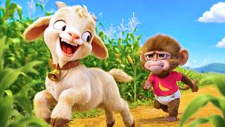 Download lagu Cute Little Goat 🐐 | Don't Run, Little Goat! | Indonesian Children's Song mp3
