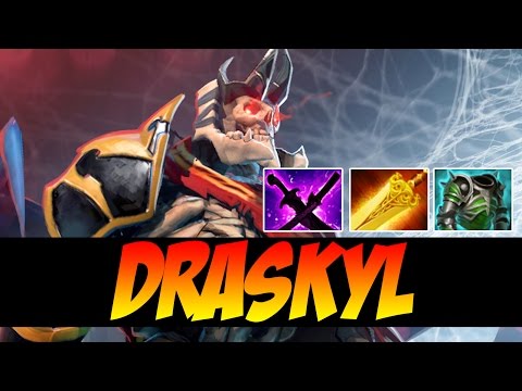 Draskyl Plays Wraith King WITH RADIANCE, SANGE AND YASHA AND OTHERS - Dota 2