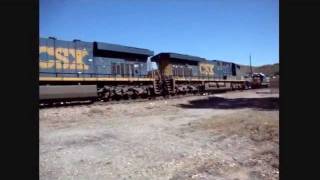 preview picture of video 'CLINCHFIELD CSX SPRUCE PINE, NC with PUSHER'