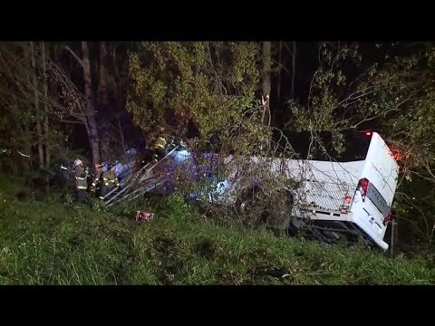 PA To NYC Bound Bus Crashes