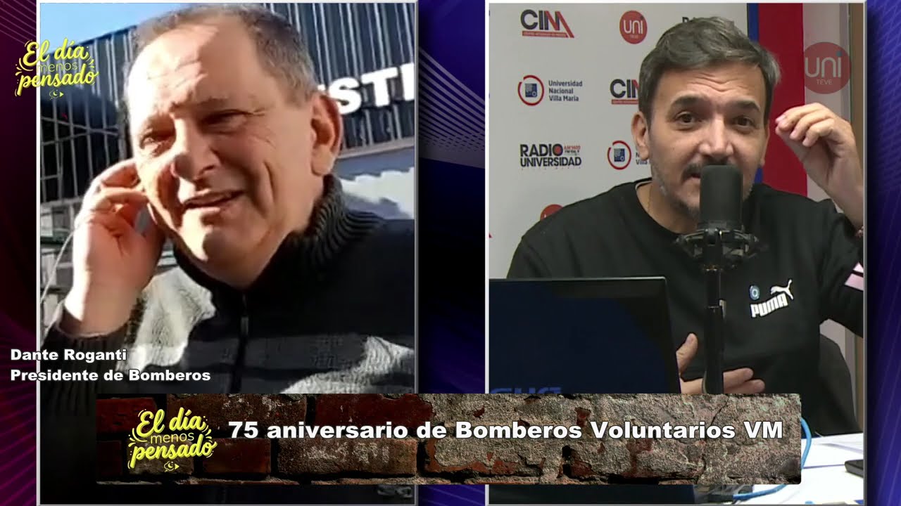 Uniteve Noticias | 75 aniversario de Bomberos Voluntarios de Villa María