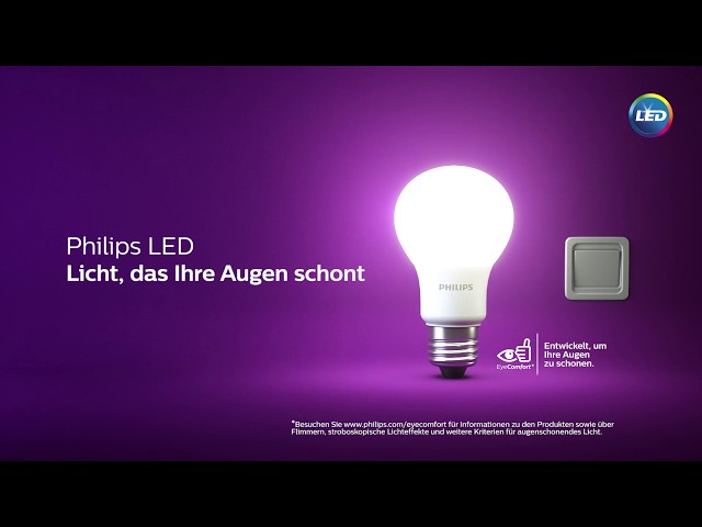 Video Teaser für Philips LED EyeComfort - Licht, das die Augen schont