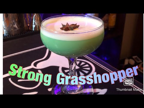 How to Make a STRONG GRASSHOPPER Easy Make Tutorial/Popular Cocktails