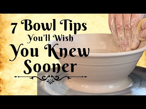 7 Bowl Wheel-Throwing Tips for Beginners #ceramic #pottery #clay #howto #diy #handmade #beginners