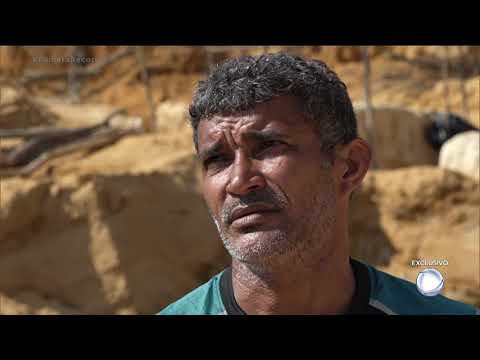 Garimpeiros mostram detalhes de como extraem o ouro da terra