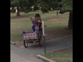 Tiny Harris While Riding With Best-Friend Shekinah, Literally Gets Dragged By A Bicycle!