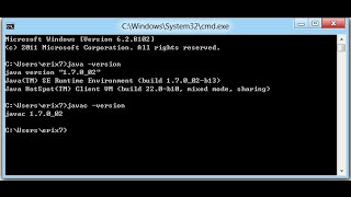 How to Run Java Program in Command Prompt in Windows 7/8