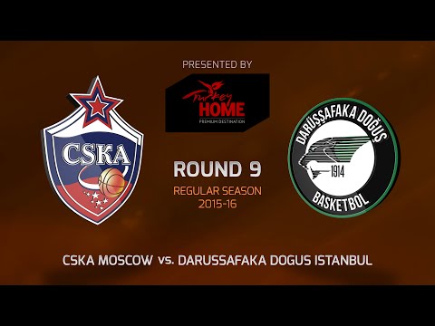  	Highlights: RS Round 9, CSKA Moscow 94-66 Darussafaka Dogus Istanbul