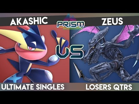 PRISM 151 - Akashic (Greninja) vs. Zeus (Ridley) - Losers Quarters - Smash Ultimate Singles