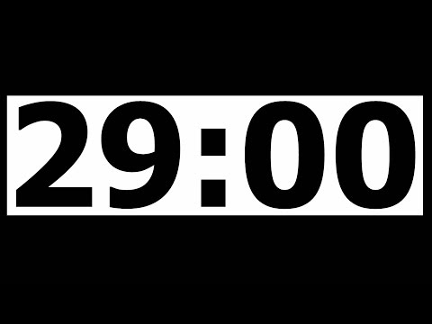 29 Minute Countdown Timer with Alarm