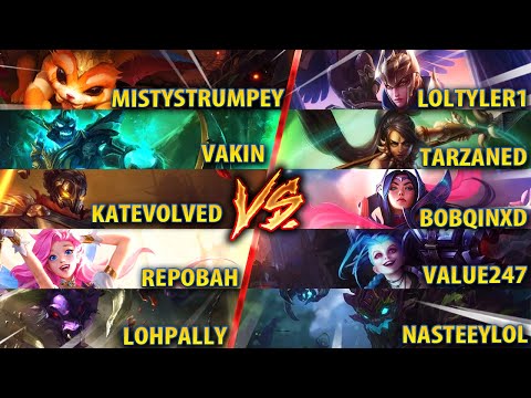 ON THE ROAD TO CHAMPIONS AGAINST TYLER1 | TWITCH RIVALS - League of Legends