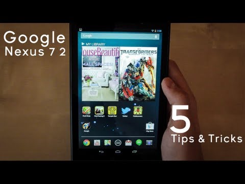 Google Nexus 7 FHD: 5 Tips and Tricks (2nd gen 2013)
