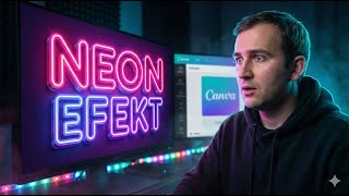 Miniaturka - Canva'da Neon Metin Oluşturma #canvaeducation #canvadesign