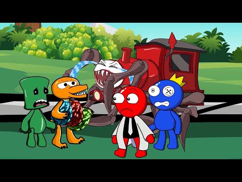 Choo Choo Charles vs Rainbow Friends | Choo Choo Charles Sad Origin Story