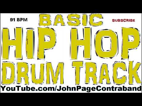 Basic Rap Drum Beat Track 91 bpm 808