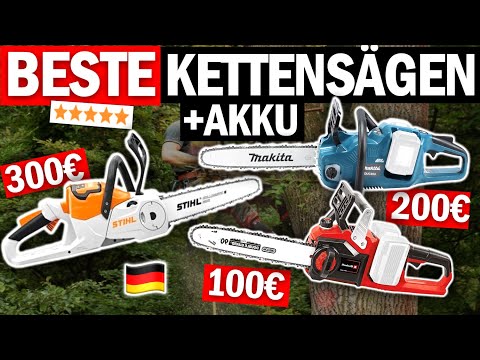 AKKU KETTENSÄGEN kaufen: Top 3 Akku Kettensägen 2026 im Vergleich!