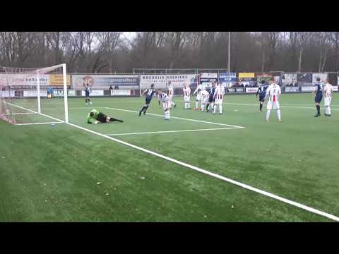 Klundert-Kloetinge: 0-3 door Jeroen de Jonge uit vrije trap