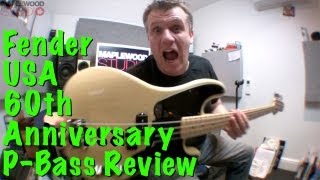 Video thumbnail for Fender Bass Guitar  60th Anniversary Precision Review by Paul Annis