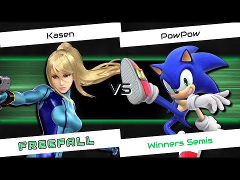 Kasen (Zero Suit Samus) vs PowPow (Sonic) - FreeFall #95 Winners Semis